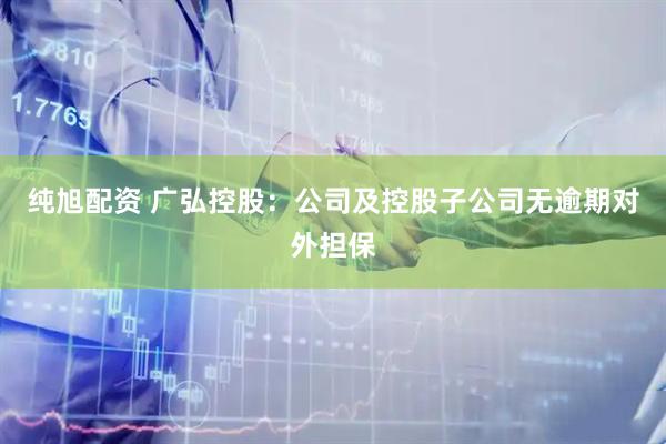 纯旭配资 广弘控股：公司及控股子公司无逾期对外担保